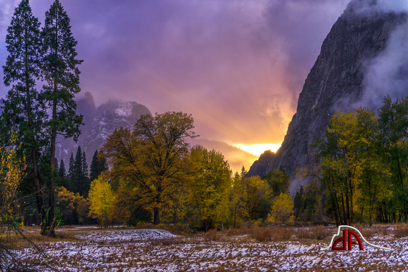 Sunset in Yosemite National Park