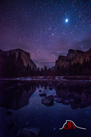 Yosemite Valley by Starlight