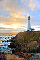A California Sunset - Pigeon Point Lighthouse