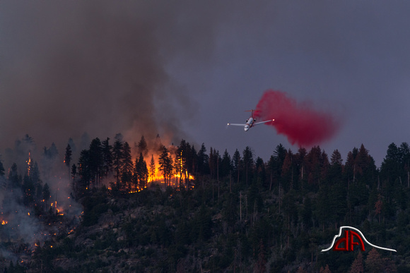 Dropping In - Willow Fire, California