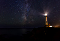 Across the Universe - Pigeon Point Lighthouse & Milky Way