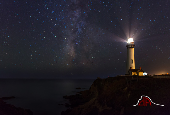 Across the Universe - Pigeon Point Lighthouse & Milky Way