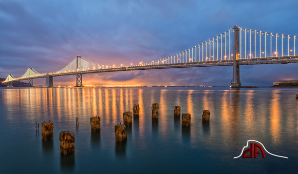 San Francisco Bay Lights at Twilight