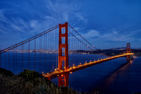 Wispy Night at the Golden Gate Bridge