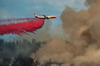 747 Global SuperTanker battles Mission Fire