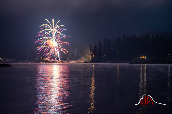 2015 is celebrated at Bass Lake, California