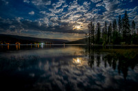 Moon Light on Bass Lake