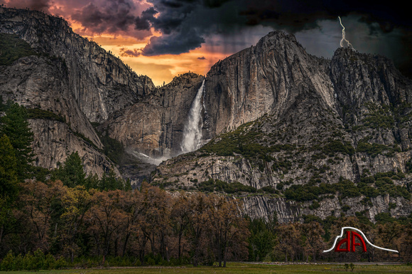 Strom Over Yosemite Falls